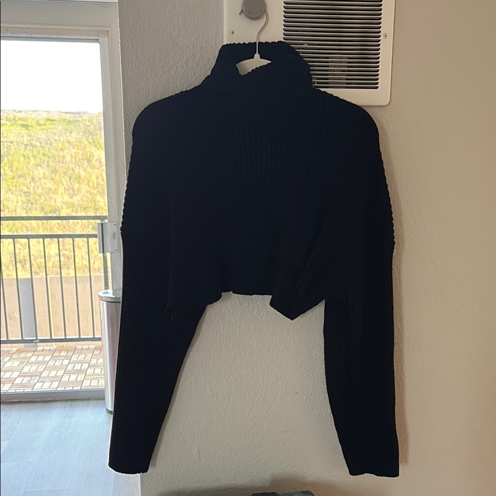 Zara Black Turtleneck Sweater